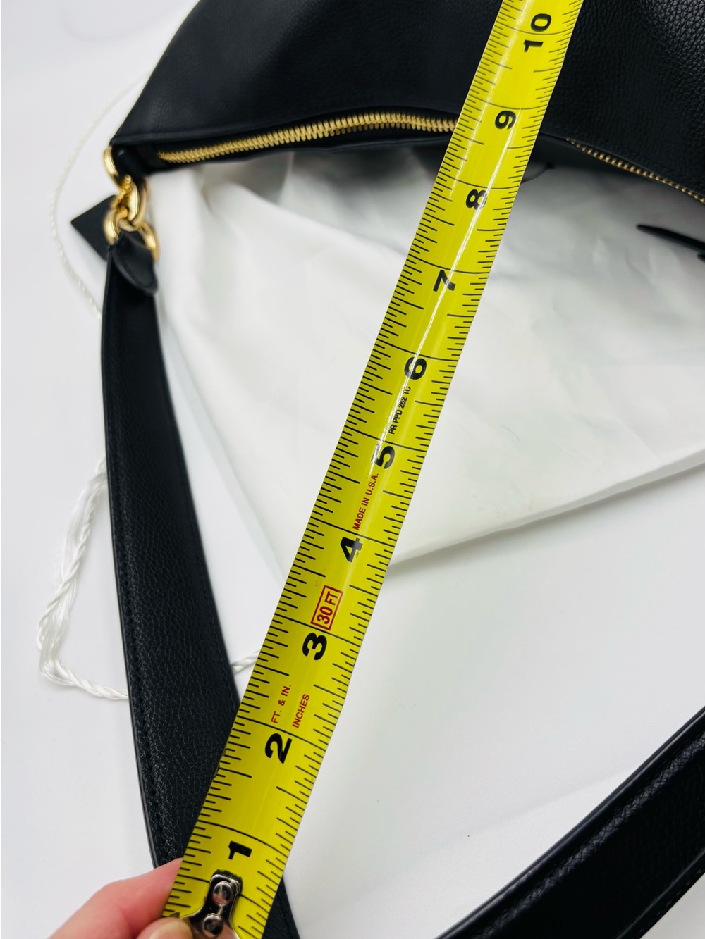 Coach Black Pebbled Leather Shoulder Hobo with Gold Hardware - Picture 14 of 16